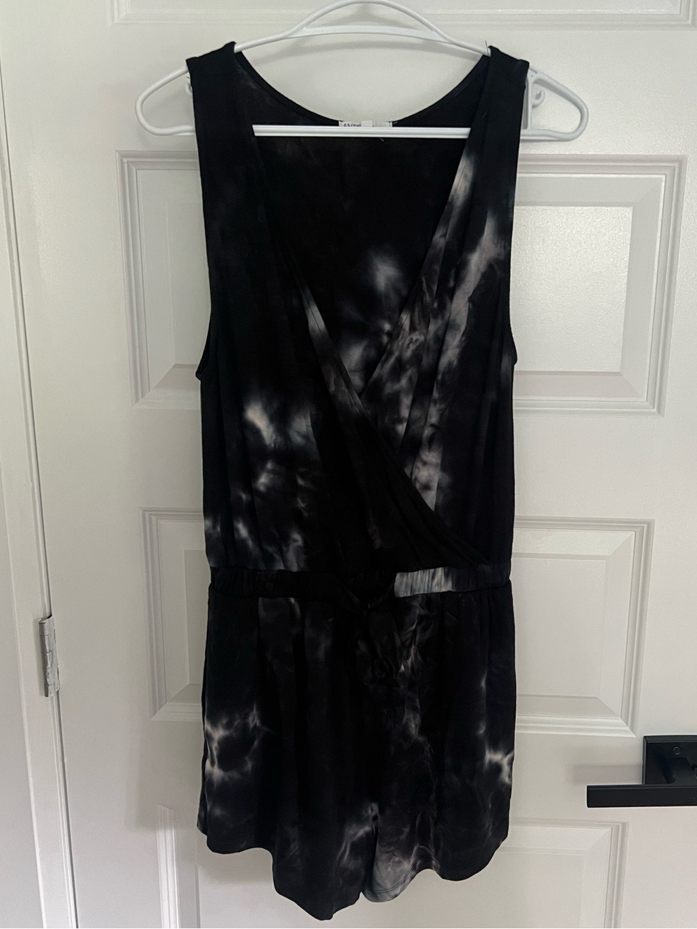 230 - Antistar Tie-Dye Sleeveless Wrap Romper